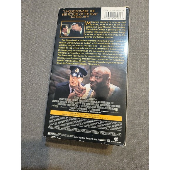 The Green Mile (VHS, 2000, Collectors Edition - With Documentary) - Picture 3 of 8